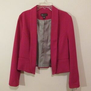 LN Studio Petites Fuchsia Pink Cropped Jacket NWT Size 8P